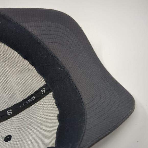 Smitty Fitted Baseball Cap Black Large Lightweight 6 Panel Blank Polyester - Picture 8 of 9